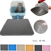 2307GP Pet Cat Litter Mat Toilet Waterproof Double Layer Cat Sand Litter Mat EVA Foldable Pet Carpet Bed Pads For Cats Pet Supplies
